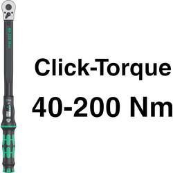 Wera Click-Torque C 3 Set 1, 05075680001, sada (momentový klíč), s přepínací ráčnou, 40 - 200 Nm