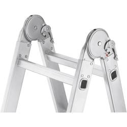 Hailo ProfiStep® combi 7412-037 hliník víceúčelový žebřík max.prac. výška: 4.35 m stříbrná 16.7 kg