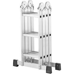 Hailo ProfiStep® combi 7412-037 hliník víceúčelový žebřík max.prac. výška: 4.35 m stříbrná 16.7 kg