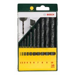 Bosch Accessories 2607019442 Promoline HSS sada spirálových vrtáku do kovu 10dílná 1 mm, 2 mm, 3 mm, 4 mm, 5 mm, 6 mm, 7 mm, 8 mm, 9 mm, 10 mm válcované za