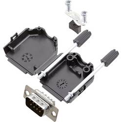 encitech DPPK09-BK-DBP-K 6355-0001-01 sada D-SUB kolíkové lišty 180 ° Pólů: 9 pájecí kalíšek 1 sada