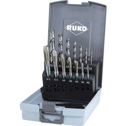 RUKO 245048RO sada strojních závitníků 14dílná metrický M3, M4, M5, M6, M8, M10, M12 pravotočivý DIN 371, DIN 376 HSS 1 sada