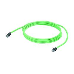 Weidmüller 8829590000 RJ45 síťové kabely, propojovací kabely CAT 5e SF/UTP 2.00 m zelená samozhášecí, s ochranou 1 ks