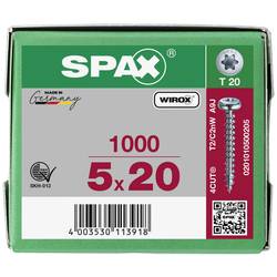 SPAX 0201010500205 R 88093 Ruko m.Spitze/T-STAR šroub do dřeva 5 mm 20 mm T-STAR plus ocel WIROX 1000 ks