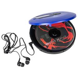 Reflexion PCD520MF/BL přenosný CD přehrávač Discman CD, CD-R, CD-RW, MP3 modrá