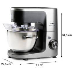 DOMO DO9293KR Delicioso kuchyňský robot 1200 W nerezová ocel