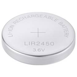 VOLTCRAFT knoflíkový akumulátor LIR 2450 lithiová 120 mAh 3.6 V 100 ks