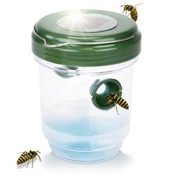 Gardigo Solar Insektenfalle 66643INT lapač vos feromon, LED světlo (Ø x v) 93 mm x 117 mm zelená 1 ks