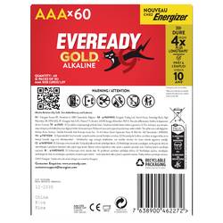 Eveready Eveready Gold mikrotužková baterie AAA alkalicko-manganová 1.5 V 60 ks