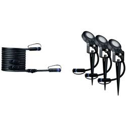 Paulmann Spot Sting Ergänzungsset IP67 93689 Osvětlovací systém Plug&Shine LED 18 W teplá bílá antracitová