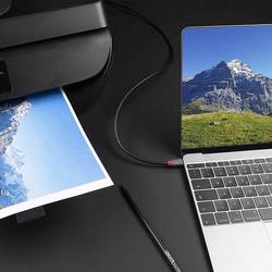 LINDY USB kabel USB 2.0 USB-C ® zástrčka, USB-B zástrčka 1.00 m černá 36941