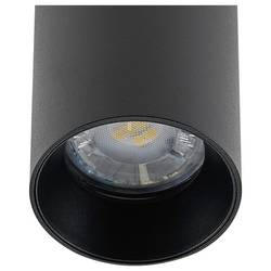 Deko Light 348242 Can IP20, 1x 7,5 W GU10, Schwarz Stropní svítidlo GU10 7.5 W černá