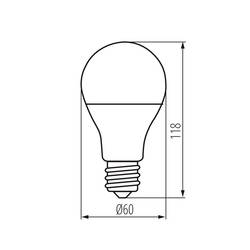 Kanlux LED žárovka S A60 11,5W E27 RGBCCT, E27, 11.5 W, studená bílá, RGB, teplá bílá, bílá, třída F (A - G), 33642