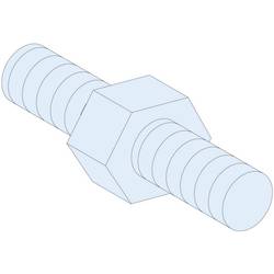 PismaSeT-P, distanční držák, hexagonální, M5, výška=9 mm, (4 ks) LVS03185 Schneider Electric Množství: 1 ks