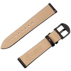 JT Berlin Watchband Charlie náramek 44 mm, 40 mm, 47 mm, 43 mm, 45 mm, 46 mm, 42 mm, 41 mm M hnědá, černá