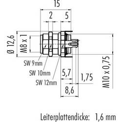 binder 86 6618 1120 00003 neupravený zástrčkový konektor pro senzory - aktory, 86 6618 1120 00003-20, piny: 3, 1 ks
