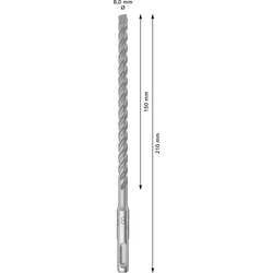 Bosch Accessories 2608833900 2608833900 wolfram-karbid příklepový vrták 8 mm SDS plus 10 ks