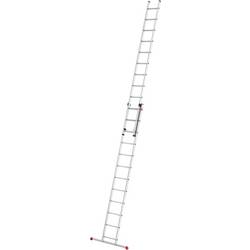 Hailo ProfiStep® duo 7212-007 hliník výsuvný žebřík max.prac. výška: 6.75 m stříbrná 13.5 kg
