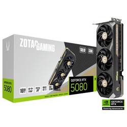 Zotac grafická karta Nvidia GeForce RTX 5080 SOLID CORE 16 GB GDDR7 RAM PCIe x16 HDMI® 2.1, DisplayPort 2.1