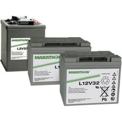 GNB Marathon L12V32 NALL120032HM0MC olověný akumulátor 12 V 31.5 Ah olověný se skelným rounem (š x v x h) 198 x 175 x 168 mm šroubované M6 bezúdržbové