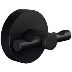tesa háček na kabát 40564-00000-00 MOON BLACK Počet háků: 2 (š x v x h) 50 x 53 x 65 mm kov černá (matná) 1 ks