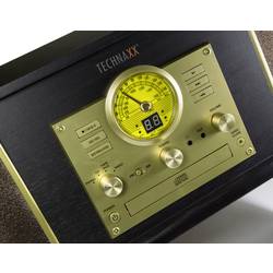 Technaxx TX-103 USB gramofon řemínkový pohon starožitná hnědá