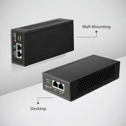 EDIMAX GP-103IT PoE injektor 1000 MBit/s IEEE802.3af (15,4 W), IEEE802.3at (30 W), IEEE 802.3bt