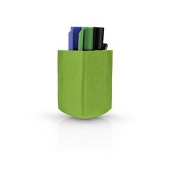 magnetoplan magnetický držák na tužku magnetoTray SMALL (š x v x h) 60 x 100 x 60 mm zelená 1227605