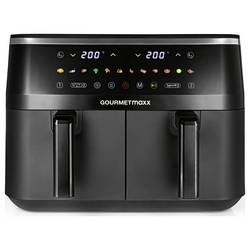GourmetMaxx 16818 horkovzdušná fritéza 12 l 2800 W nepřilnavý povlak, bez BPA, Cool touch pouzdro, Digitální časovač, funkce grilování, horkovzdušný,