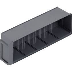 Alutec 66027 skladový box , (d x š x v) 300 x 91 x 81 mm, tmavě šedá , 1 ks