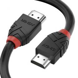 LINDY HDMI kabel Zástrčka HDMI-A 1.00 m černá 36771 8K UHD HDMI kabel
