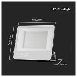 V-TAC VT-44205 9896-5 venkovní LED reflektor Energetická třída (EEK2021): B (A - G) 200 W Barvy světla (LED svítidlo): neutrální bílá