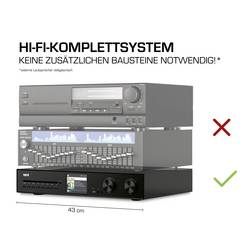Imperial DABMAN i560 CD stereo přijímač 2x30 W černá CD přehrávač, DAB+, Bluetooth®, USB, WLAN