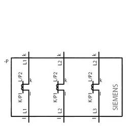 Siemens 7KT1200 7KT1200 proudový transformátor 3fázový Primární proud 60 A Sekundární proud 5 A Ø průchodky vodiče:13 mm upevnění pomocí šroubů 1 ks
