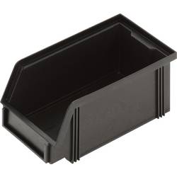 Alutec 1394005197 skladový box , CB5MC, stohovatelné, (d x š x v) 175 x 100 x 75 mm, černá, 1 ks