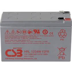CSB Battery HRL 1234W high-rate longlife HRL1234WF2-FR olověný akumulátor 12 V 8.5 Ah olověný se skelným rounem (š x v x h) 151 x 94 x 65 mm plochý konektor
