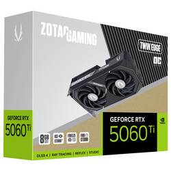 Zotac grafická karta Nvidia GeForce RTX 5060 Ti GeForce RTX 5060 Ti 8 GB GDDR7 RAM PCIe x8 DisplayPort přetaktovaná