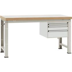Manuflex WP5412.7035 pracovní stůl (š x h) 1500 mm x 700 mm šedobílá (RAL 7035)