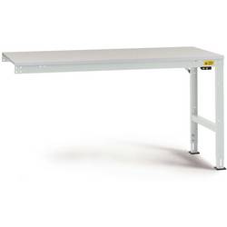 Manuflex LU6138.7035 ESD pracovní stůl Univerzální standardní Přístavný stůl s Melaminplatte, Šxhxv = 2000 x 1200 x 763-873 mm šedobílá (RAL 7035)