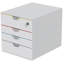 Durable VARICOLOR MIX 4 SAFE - 7626 762627 box se zásuvkami šedá DIN A4, DIN C4 Počet zásuvek: 4