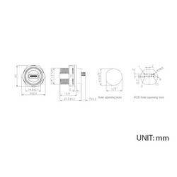 TRU COMPONENTS TC-E10T-FT3-PPF TC-13543612 USB konektor 1 ks