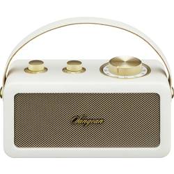 Sangean RA-101 A500524 Akumulátorové rádio, FM, Bluetooth, AUX, s akumulátorem, Ivory , zlatá