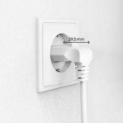 Hama 00223285 napájecí síťový kabel bílá 5 m