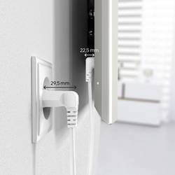 Hama 00223285 napájecí síťový kabel bílá 5 m