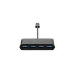 Kensington K33616WW USB Hub 4 porty USB-A USB 3.1 Gen2 10 GBit/s s konektorem USB C černá K33616WW