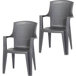 Progarden Eden SET 2x St-Ses anthr. M73534 sada zahradního nábytku antracitová
