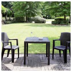 Progarden Eden SET 4x St-Ses anthr. M73551 sada zahradního nábytku antracitová