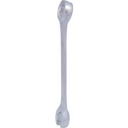 KS Tools 517.0268 Otevřený oboustranný očkový klíč, zahnutý, 24 x 27 mm