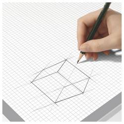 Sigel HO265 psací podložka čtverečkovaný bílá, šedá (š x v) 42 cm x 29.70 cm 30 listů 1 ks HO265