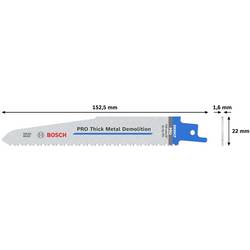 Bosch Accessories 2608657527 Pilový plátek do pily ocasky S 930 CF - Endurance for Heavy Metal Délka řezacího listu 150 mm 5 ks